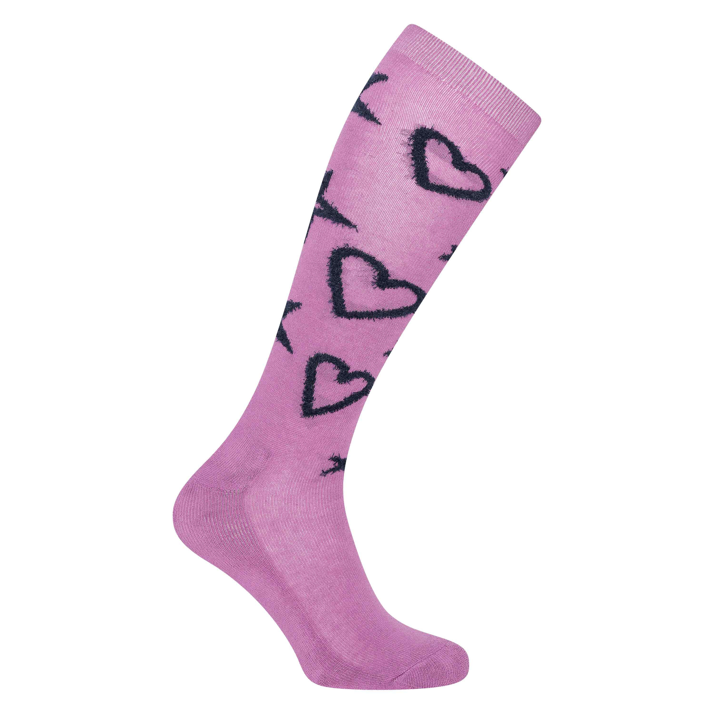Calcetines Imperial Riding Cosy Hearts Floración rosa
