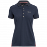 Polo Flags & Cup piqué femenino Rosalia - Marino