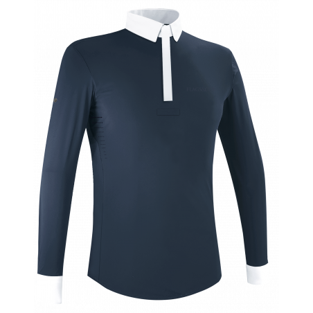 Polo de competición Flags & Cup para hombre Wako de manga larga