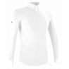 Polo de competición Flags & Cup para hombre Wako de manga larga - Blanco