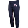 Legging HKM Pink Pony con rodilleras de silicona - Azul oscuro
