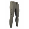 Pantalón de hombre HKM Cargo con rodilleras de silicona - Verde oliva