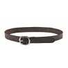 Correas de espolón de cuero HKM - Negro