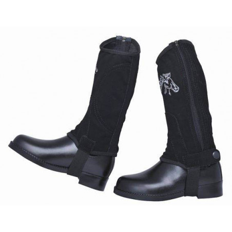 Mini Chaps HKM Niños imitación nobuk parte tejida