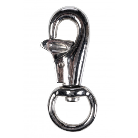 Mosquetón HKM con resorte de perno