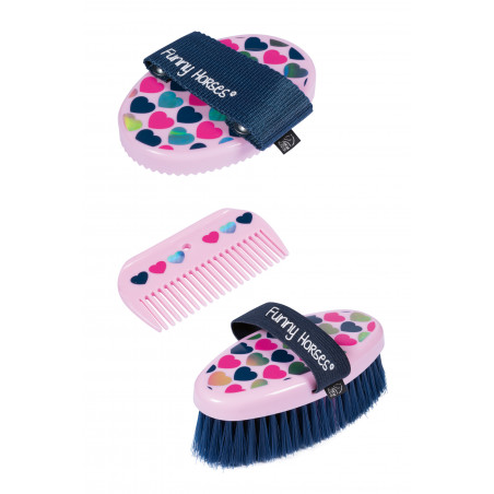Set de limpieza HKM Funny Horses Hearts