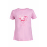 Camiseta infantil HKM I love horse riding - Rosa