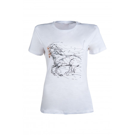 Camiseta HKM Caballo Geométrico