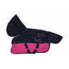 Capa impermeable HKM Funny Horses - Fucsia / marino