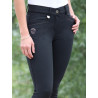Pantalón de equitación para mujer Jump'In Super X - Negro