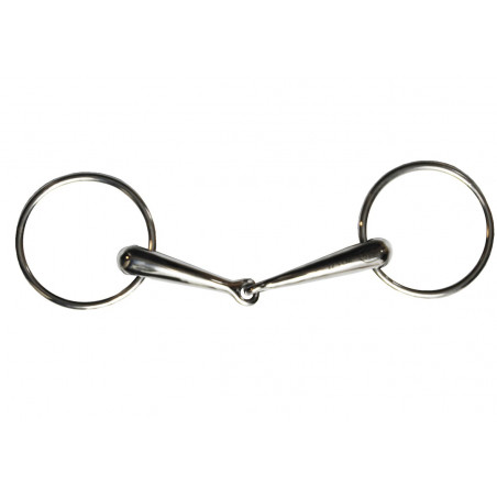 Muserola de 2 anillas de 70 mm Jump'In hueca con bomba