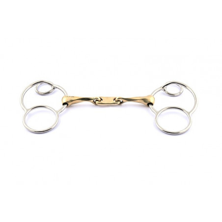 Muserola Pessoa Jump'In alemana trenzada con paleta