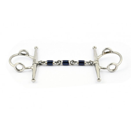 Muserola elevadora con agujas Jump'In con bolas Blue Steel