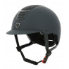 Casco EQUITHEME Airy - Negro / azúl brillo