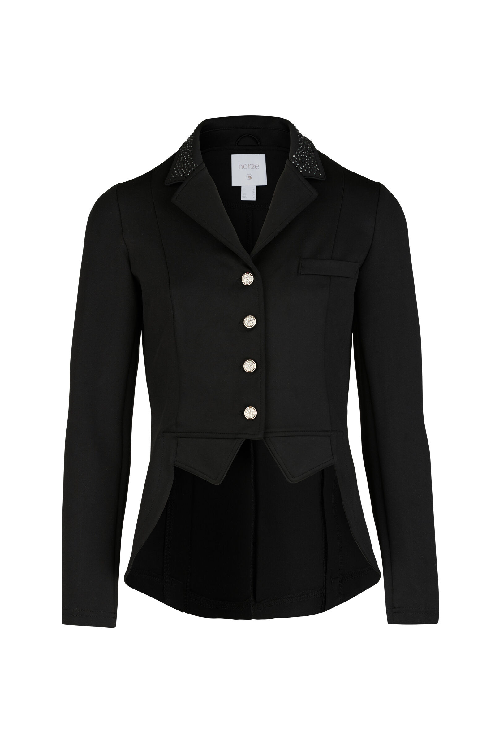 Chaqueta de concurso para mujer Horze Carla Negro Chaqueta de concurso para mujer Horze Carla Negro
