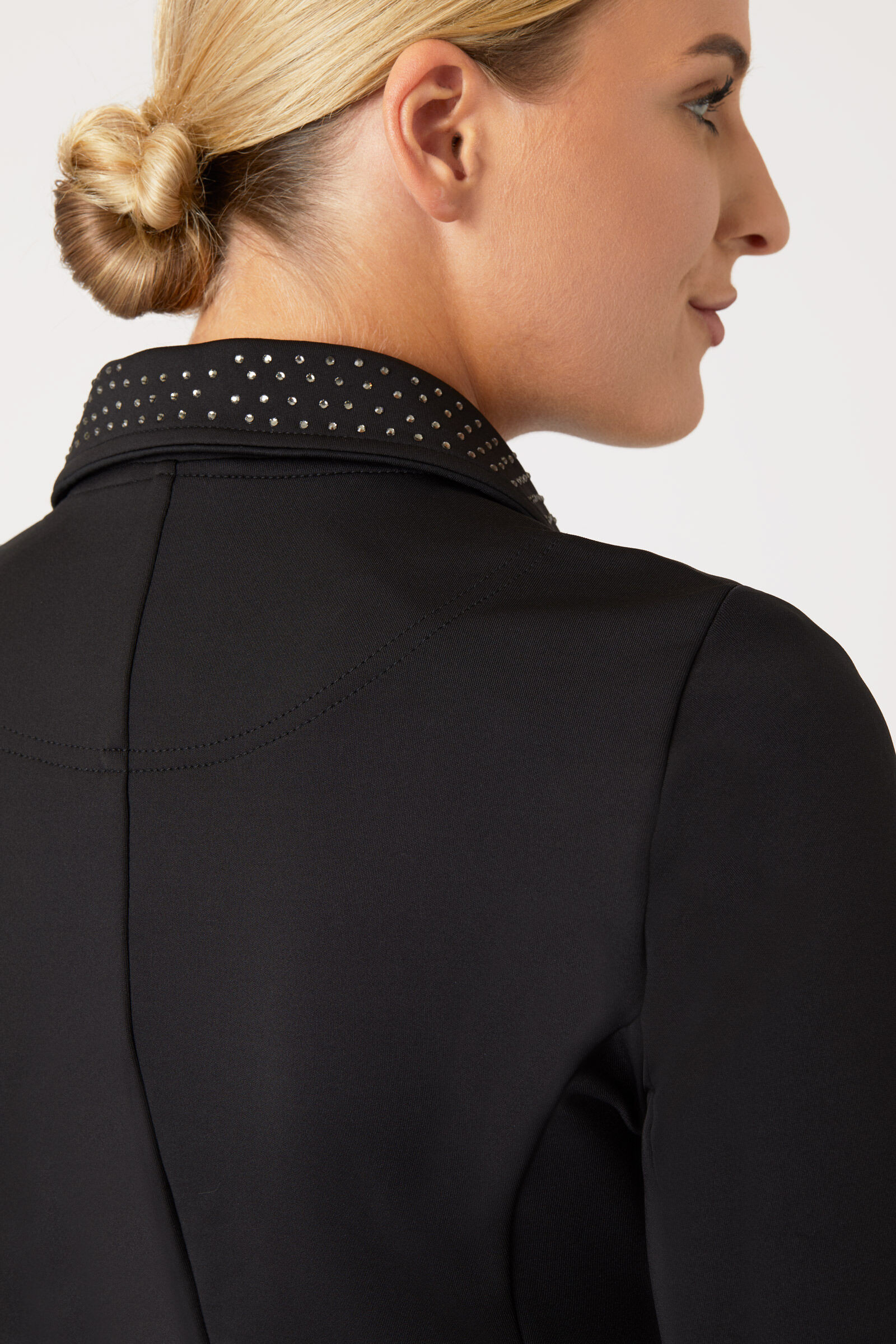 Chaqueta de concurso para mujer Horze Carla Negro Chaqueta de concurso para mujer Horze Carla Negro