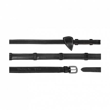 Riendas de goma 1/2 con 7 topes Working By Dy'on