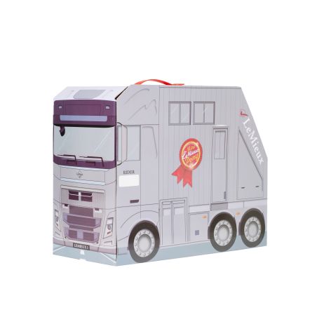 Camión de cartón para juguete pony LeMieux