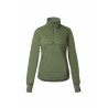 Anorak híbrido Horze Annika, mujer - Verde oliva
