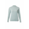 Top de entrenamiento Horze Gabriela para mujer con protección UV - Gris aqua