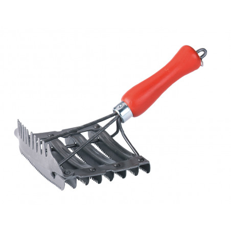 Rascador de acero con peine para crines Kerbl
