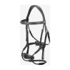 Brida LeMieux Kudos muserola anatómica ajustable - Negro / plata