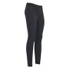 Pantalón de equitación Easy Rider Queen Diamond con culera de silicona grip - Negro