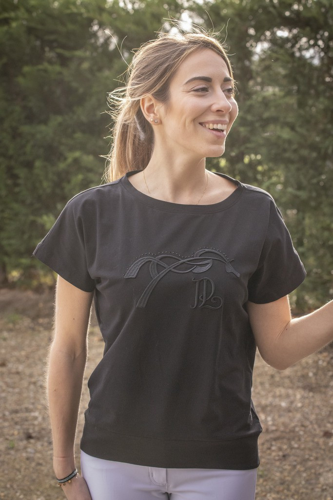 Camiseta Poppy Strass Pénélope Camiseta Poppy Strass Pénélope