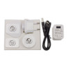 Cable y transformador para panel LED Horseware - Negro