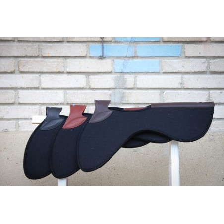 Amortiguador Jump'In fieltro negro y cuero