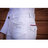 Pantalón de equitación junior unisex Sacha Jump'In - Blanco