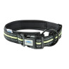Collar para perro reflectante Weatherbeeta - Negro / amarillo