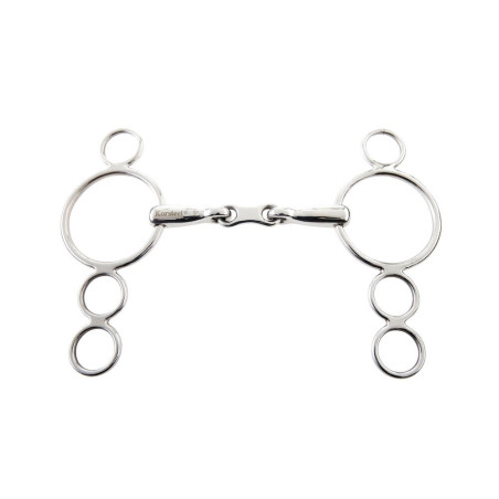 Mors de doble rotura con 3 anillas Korsteel