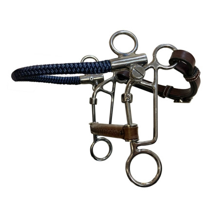 Muserola Jump'In de cuero redondo