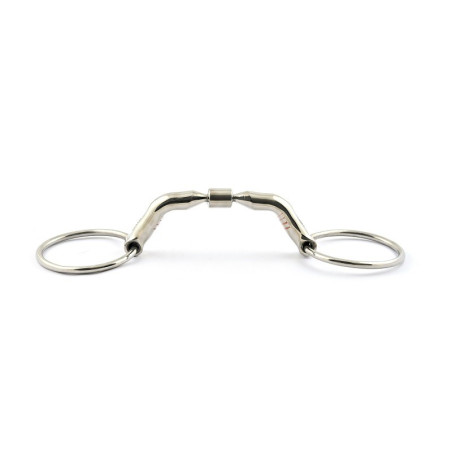 Muserola de 2 anillas de 70 mm Jump'In bloqueada anatómica