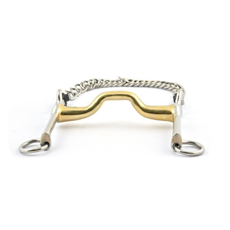 Mors de brida Jump'In con ramas largas y paso de lengua