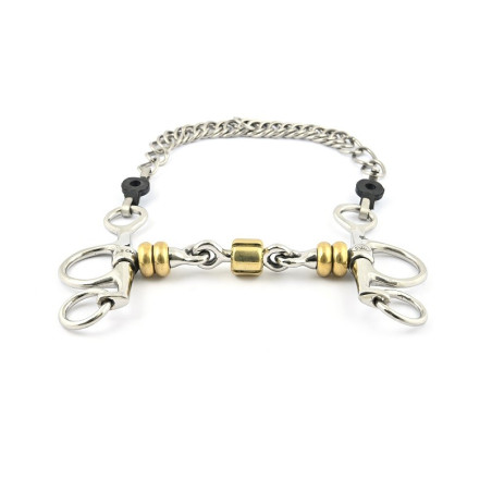 Mors Pelham Jump'In ramas pequeñas con rodillos