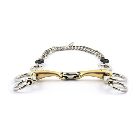 Mors Pelham Jump'In ramas pequeñas doble rotura bloqueado