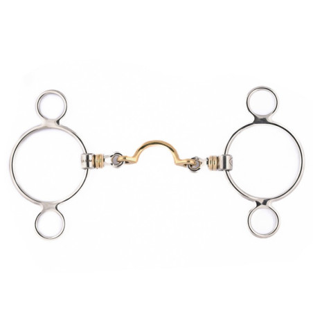 Muserola Pessoa Jump'In con rodillos y con paso para la lengua