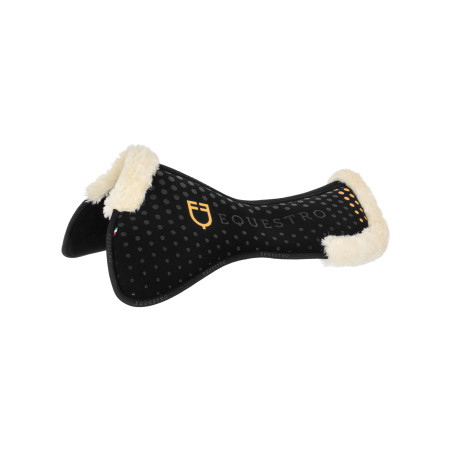 Amortiguador de memoria con lana ecológica, con agarre de silicona y logotipo Equestro