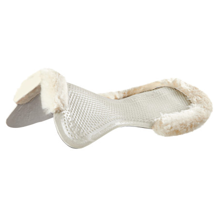 Amortiguador terapéutico de gel con recorte y ribete de lana de oveja con Dri-Lex Acavallo