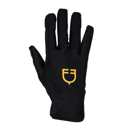 Guantes de mujer en lycra especial con logo Equestro