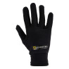 Guantes unisex de forro polar Bormio Equestro - Negro