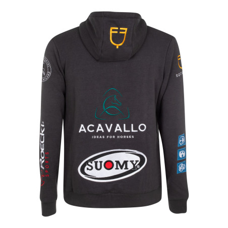 Sudadera con capucha para hombre con multi-logo Equestro