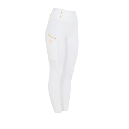 Leggings ajustados para niña con grip y logotipo Equestro