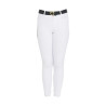 Pantalón ajustado infantil Amani Equestro - Blanco