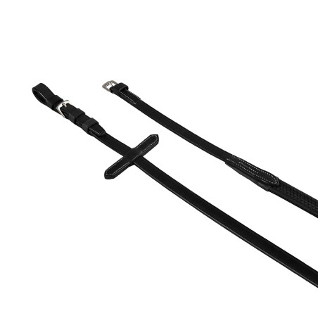 Riendas de cuero y goma Pascal Equestro