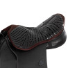 Protector de asiento de gel Air Plus para salto con gel exterior de 10 mm Acavallo - Castaño