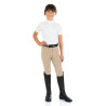 Pantalón Kasumi infantil de material elástico Equestro - Beige