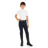 Pantalón Kasumi infantil de material elástico Equestro - Marino